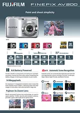 Fujifilm FinePix AV200 4003971 Folheto