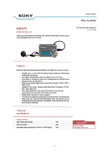 Sony NW-E75 Справочник Пользователя