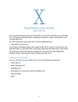 Apple Mac OS X Manual