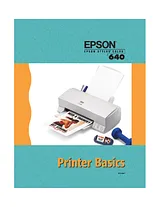Epson colour 640 Manuel D’Utilisation