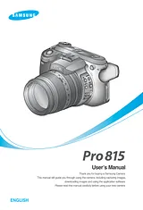 Samsung Pro815 ユーザーガイド