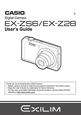 Casio EX-ZS6 ユーザーズマニュアル