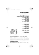 Panasonic kx-tg6054 Manuel D’Utilisation