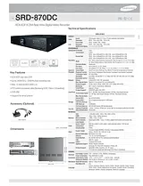 Samsung SRD-870DC Merkblatt
