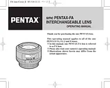 Pentax INTERCHANGEABLE LENS User Manual