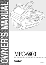 Brother MFC-6800 Owner's Manual