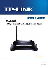 TP-LINK TD-VG3511 Manual Do Utilizador
