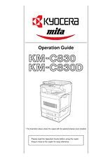 KYOCERA KM-C830 Benutzerhandbuch