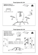 Thule 145 User Manual