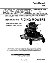 Snapper 41115SC User Manual
