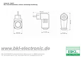 Bkl Electronic RCA connector Plug, right angle Number of pins: 2 Black 72141/T 1 pc(s) 72141/T Hoja De Datos