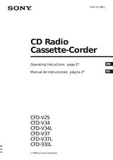 Sony CFD-V34 User Manual