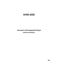 RIFA Industrial Co. Ltd. IVOD-1022 Справочник Пользователя