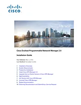 Cisco Cisco Evolved Programmable Network Manager 2.0 インストールガイド