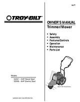 Troy-Bilt 52057 Manual Do Utilizador