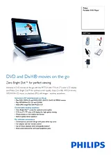 Philips PET724  Portable DVD Player PET724/37 사용자 설명서