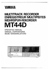 Yamaha MT44D Manual Do Utilizador