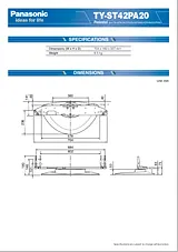 Panasonic TY-ST42PA20 Leaflet