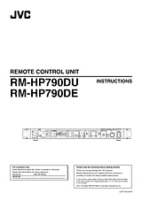 JVC RM-HP790DU Справочник Пользователя