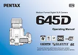 Pentax 645D Manual Do Utilizador
