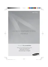Samsung MM-D470D Справочник Пользователя