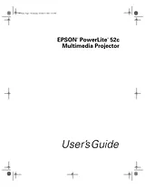 Epson 52c Manuel D’Utilisation