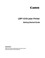 Canon LBP-1210 Mode D'Emploi