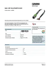 Phoenix Contact Sensor/Actuator cable SAC-12P-10,0-PUR/FS SCO 1430640 1430640 Data Sheet