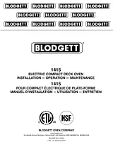 Blodgett 1415 base Guía Del Usuario