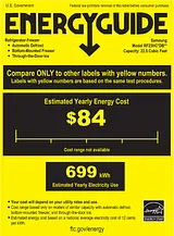 Samsung RF23HCEDBBC Energy Guide