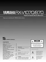 Yamaha RX-V1070 User Manual