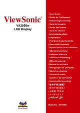 Viewsonic VA2026w Manual Do Utilizador
