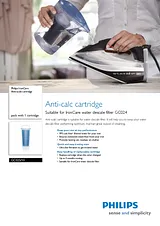 Philips Anti-scale cartridge GC025/10 GC025/10 Справочник Пользователя