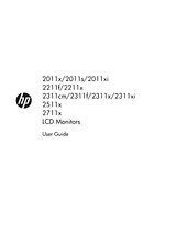 HP (Hewlett-Packard) 2211X ユーザーズマニュアル