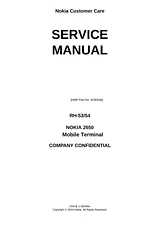 Nokia 2650 Manual Do Serviço