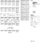 Sony CDX-C4900R Installation Guide