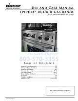 Dacor ER30GISCHLP Use & Care Manual