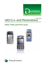 Sony Ericsson P900 用户手册