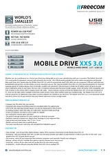 Freecom Mobile Drive XXS 2TB USB 3.0 56334 ユーザーズマニュアル