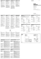 Sony xs-aw200x Справочник Пользователя