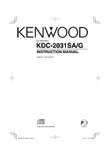 Kenwood KDC-2031SA/G Manual Do Utilizador