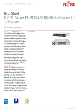 Fujitsu RX300 S8 VFY:R3008SX120ES 데이터 시트