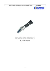Extech RF40 Hand-held Refactometer RF40 Справочник Пользователя