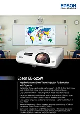 Epson EB-525W V11H672040 Merkblatt
