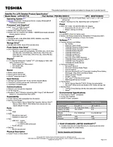 Toshiba l670-ez1710 Specification Guide