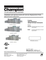 Champion eucc series Betriebsanweisung