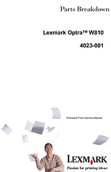 Lexmark W810 ユーザーズマニュアル