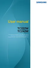 Samsung Samsung Thin Client Monitor TC242W Manuel D’Utilisation