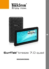 Trekstor ® Surftab breeze 7.0 quad Android 17.8 cm (7 ") 8 GB WiFi Blue 1.3 GHz Quad Core 98621 データシート