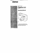 Pentax Optio 330 User Manual
